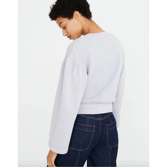 MADEWELL x Karen Walker® Garment-Dyed Sweatshirt Purple Size XS - Picture 3 of 13